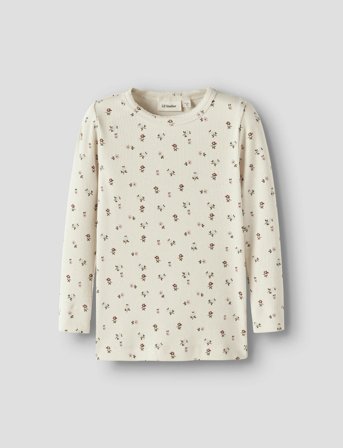 Lil'Atelier Nmfgago Ls Slim Top Lil Noos - Cream - 92