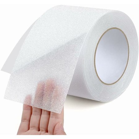 Liukuesteteippi, 10cm10m, Liukuesteteippi, Liukuesteteippi, Estää vanhuksia, lapsia ja lemmikkejä liukastumasta / putoamasta, Läpinäkyvä