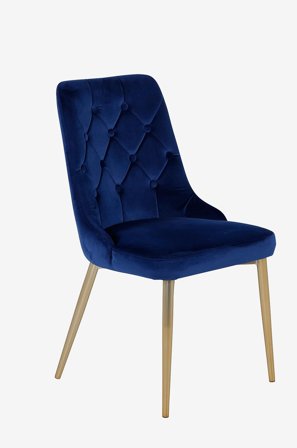 Venture Home - Stol, Valleta 2-pak - Blå - Stole - Fra Homeroom