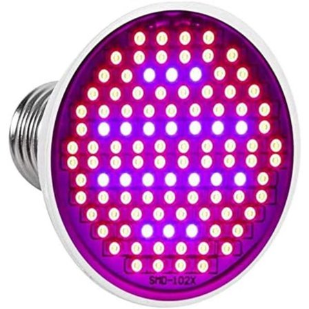 LED-kasvilamppu, täyden spektrin E27-tehopaneeli 300 LED H