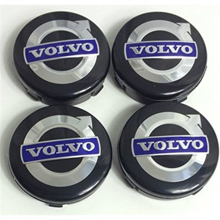 4 stk. Center Caps Navkapslar til Volvo S60 S90 XC40 XC60 V90 S40 S80