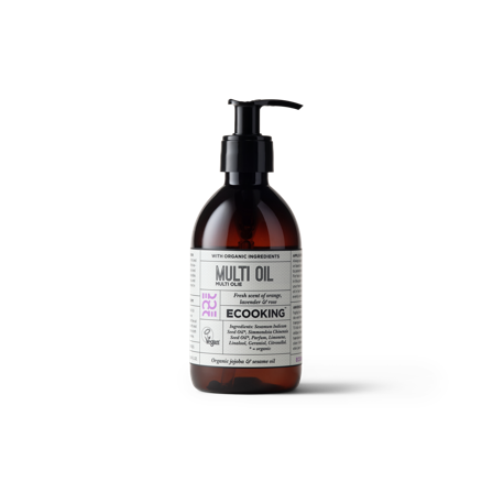 Ecooking Multi Olie, Økologisk Multifunktionel Olie, Kropsolie, Makeupfjerner, Hårkur, 100 ml