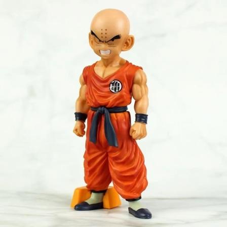 18 cm Dragon Ball Anime Action Super Krillin PVC Modell Desktop Decor Karakter Leketøy Figurer
