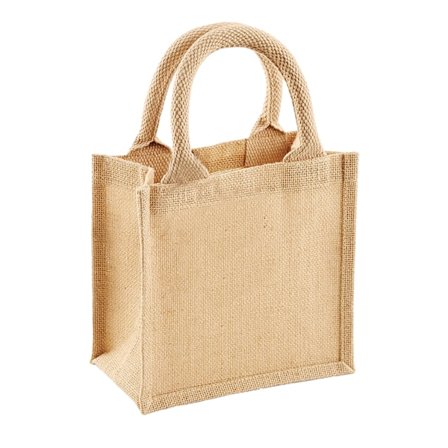 Westford Mill Jute Petite Presentpåse (4L) One Size Naturlig
