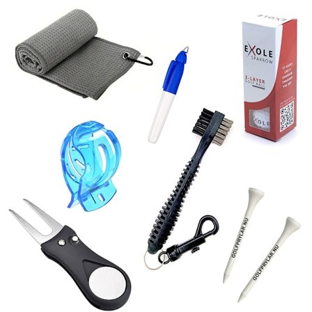 Nybörjarkit / Startkit Golfprylar Golf 6 delar