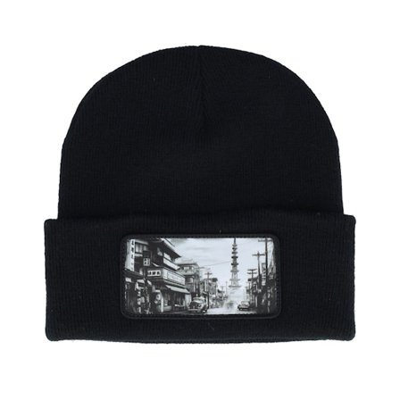 Public Domain - Black cuff Beanie - Japan Beanie Black Cuff @ Hatstore