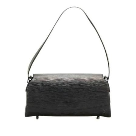 Louis Vuitton Vintage, Pre-owned Leather louis-vuitton-bags Zwart, Dames, Maat:ONE Size