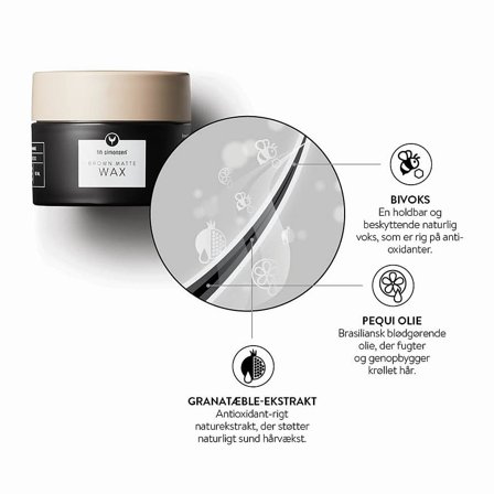 HH Simonsen Brown Matte 90 ml, Hår, Hårstyling, Hårvoks