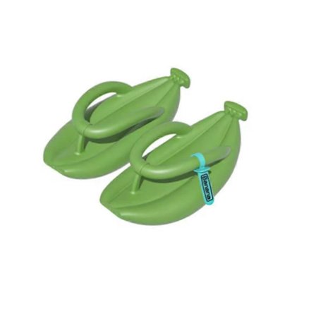 Flip-flops med banandesign for kvinner og menn, sommernyhet, tykksålede slippers, plattform, sklisikre sandaler, badesko for par