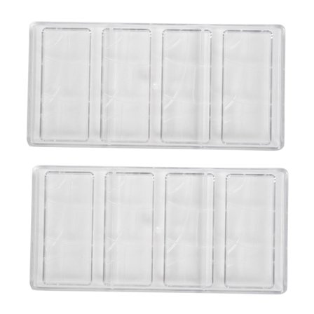 2 st Chokladformar för Godis, Bakning, Tårta Dekoration, Transparent Chokladtillverkning