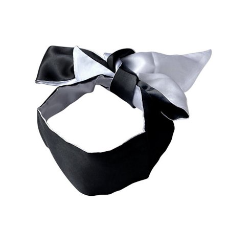 Sexig ögonmask Satinband SVART VIT SVART VIT