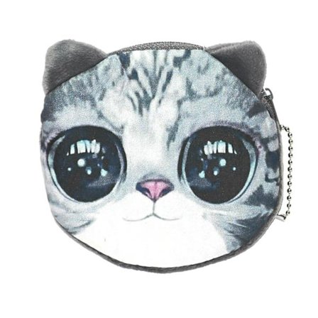 Anime - Store øjne - Pung - Kat - Pung - Minitaske [A03]