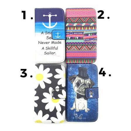 Plånboksfodral med Motiv Sony Z3 Compact - Olika motiv