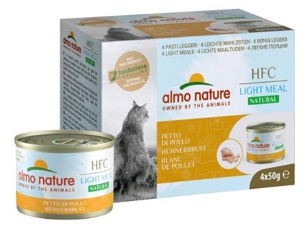 Almo Nature Natural Light Meal Cibo Umido Petto Di Pollo Per
