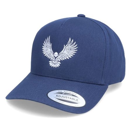Iconic - Blå adjustable Keps - Eagle Charge Navy A-Frame Adjustable @ Hatstore