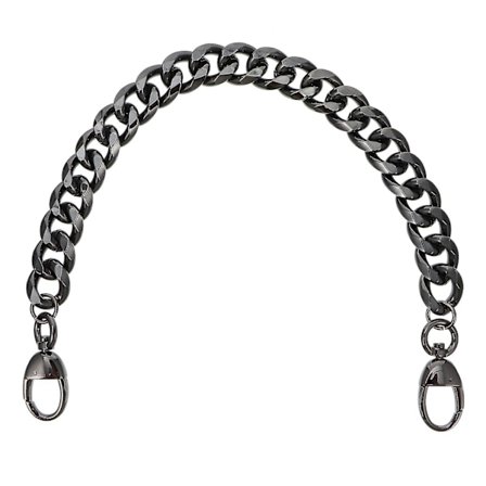 Brew Fashion Handväska Kedja Elegant Plånbok Kors Axelrem (Svart)