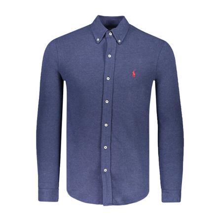 Polo Ralph Lauren Overhemd , Blauw , Heren , Maat: 2XL
