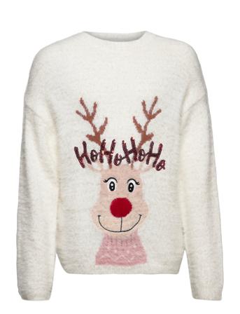 Dancer Pullover Striktrøje Hvid Mango