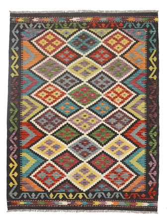 Small Kilim Afghan Old Style Rug 153X200 Wool
