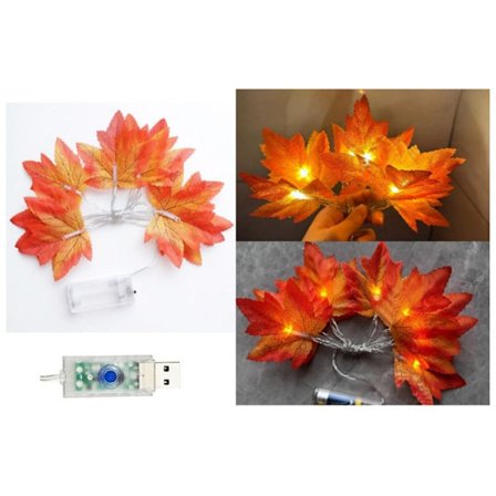 Vaahteranlehdet Valonauhat LED String Lights Starry Lights