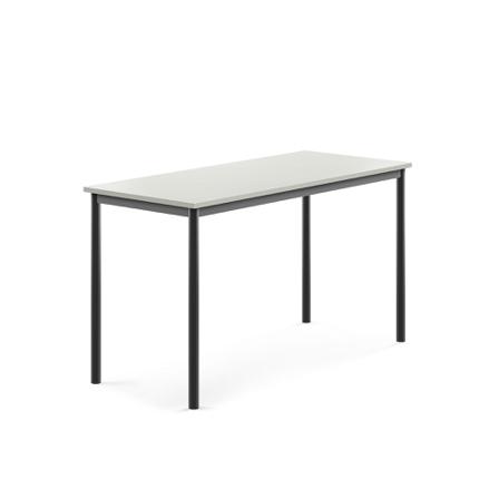 Tisch BORÅS, 1400x600x760 mm, Laminat grau, anthrazit