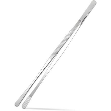 Kjøkkentang 30 cm, matlagingspincett, grilltang, kjøttang, perfekt for kokker, familiefester, grill