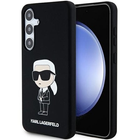 Karl Lagerfeld Ikonik-etui i silikon for Samsung Galaxy S24 - svart