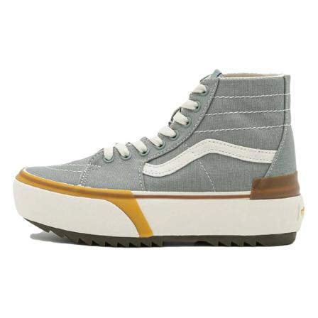Vans, High Top Sneakers Grijs, Dames, Maat:40 EU