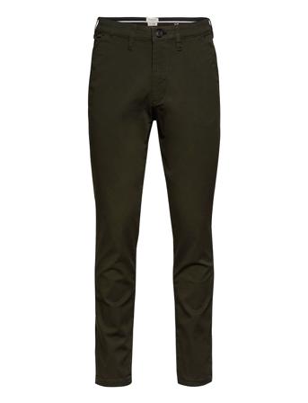 Slhslim-Miles Flex Chino Pants W Chinos Bukser Grønn Selected Homme