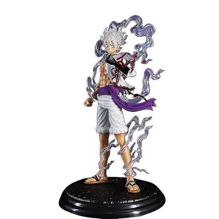 One Piece Luffy Gear 5 Anime Figur Sun God Nika 17cm PVC Action Figurine Statue Samleobjekt Modelldukke Leker for Barn Gave C Db