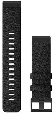 Garmin Fenix 6 QuickFit 22mm Watch Band Heathered Black Nylon