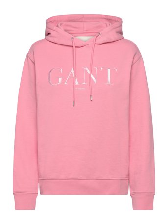 Tonal Graphic Hoodie Pink GANT
