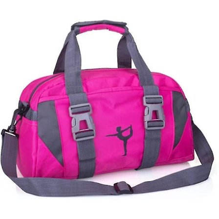 Danse Duffle Bag For Jenter Sport Gymnastikk Vesker For Barn Stepp Danse Veske Jazz Ballett Hip Hop Veske(rød)(1stk)_y