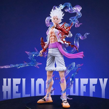 Anime One Piece Luffy Figuriini 21 cm Nika Aurinkojumala Toimintahahmot One size One size