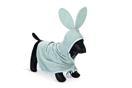 Badekåpe til Valp, Grønn - 60x35cm