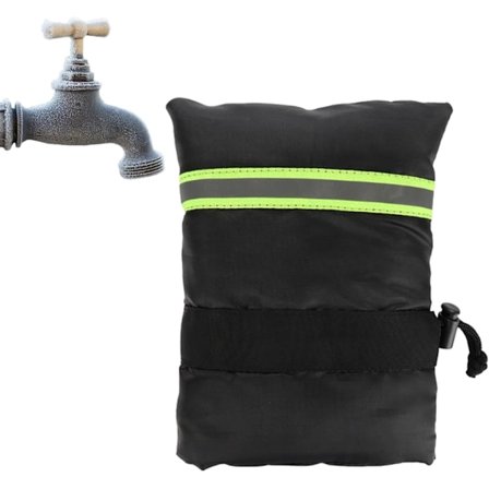 Udendørs vandhane dækken, 17 x 21 cm frostsikker slangehane dækken, reflekterende vandhane dækken, hane dækken