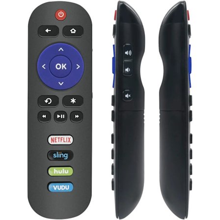 Ny RC280 ersättningsfjärrkontroll kompatibel med TCL 4K ROKU Sma