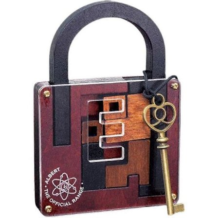Level IQ Lock Classic Träpusselspel för Vuxna (FMY)