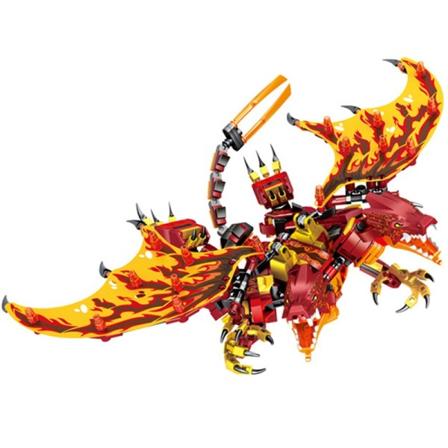 Kai's Fire Tohodet Dragon Fly Sesong 15 Byggeklosser Classic Modell Set Klosser Barn sett