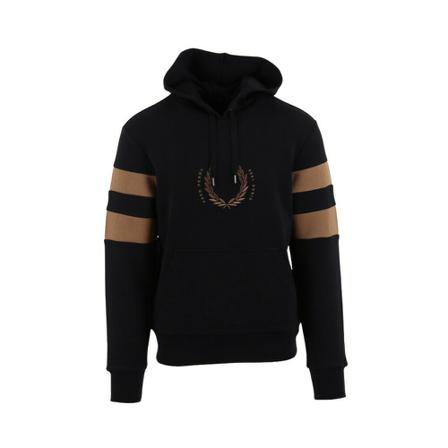 Fred Perry Sweatshirts ; Hoodies Sort, Herre