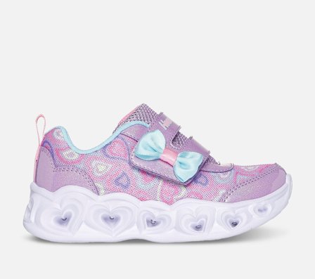 Skechers, Heart Lights - Boogie Land, 21, Lilla, Pige
