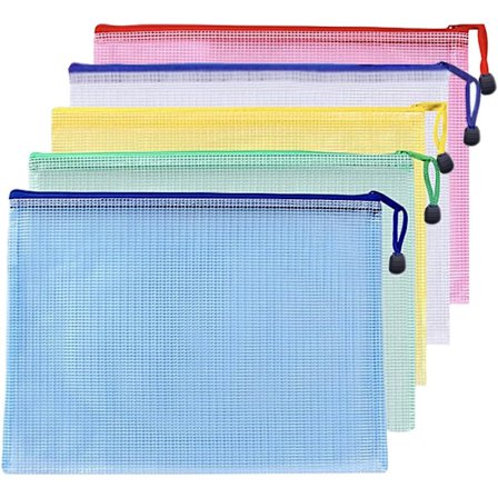 kpl - Asiakirjakansiot - Asiakirjalaukku - A4-asiakirjakansio vetoketjulla