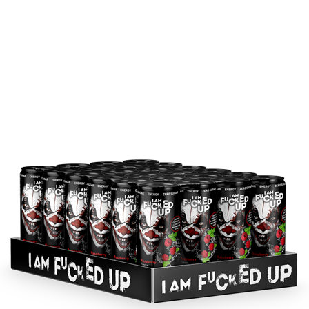 Swedish Supplements 24 x I am F-cked Up PWO Drink, 330 ml