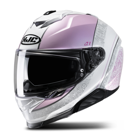 HJC i71 Sera Integralhjälm Vit/Rosa M