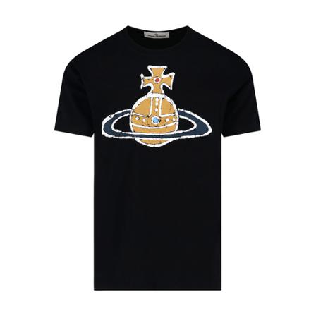 Vivienne Westwood, T-Shirts Zwart, unisex, Maat:XL