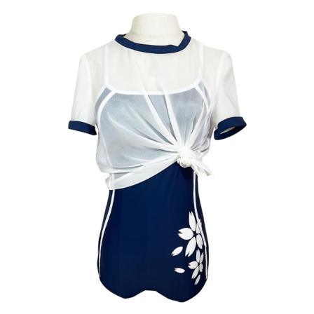 Hutao Bathsuit Game Naraka: Bladepoint Tsuchimikado Kurumi Cosplay Costume Hu Tao Badetøy Halloween Party Uniform spesiallaget Skirt set XL