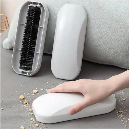 20 cm Manuel Bordkrummefejer med Stærk Rengøringskraft til Hår, Papiraffald