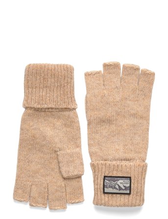 Hestra Raggwool Half Finger Beige - Beige - 10