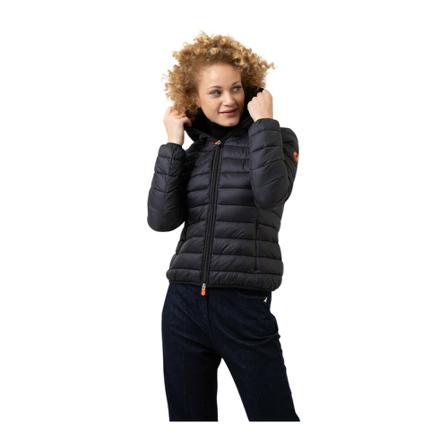 Save The Duck, Bomber Jackets Zwart, Dames, Maat:XS,lycra