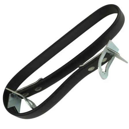 14" og 21" batteribærerreim, 1 stk. svart metall kraftig sideløftreim bilbatteribærer